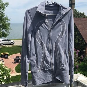 Lululemon grey athletic zip up